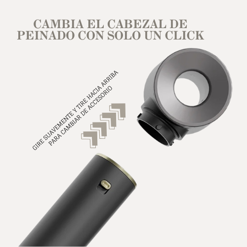 Secador MILO iónico negro 5 en 1